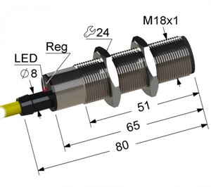 Датчик оптический VB3C-18M80-TR100B561-Z