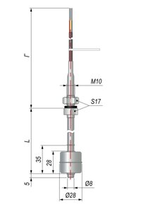 Датчик уровня поплавковый ПДУ-2.1.700/5 [М01]