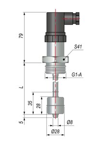 Датчик уровня поплавковый ПДУ-3Н. 1.950. G2