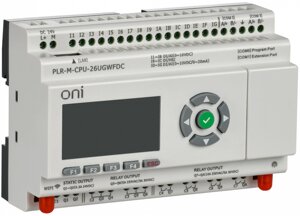 Микро плк PLR-M. CPU wifi GSM DI16/DO08(R)/02(T) 24в DC ONI