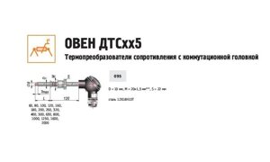Термопреобразователь сопротивления ДТС095-50П. В4.320. МГ. ЕХI-Т2
