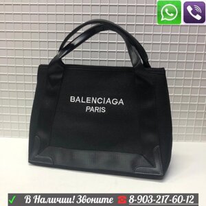 Balenciaga Cabas Everyday тканевая сумка шоппер баленсиага