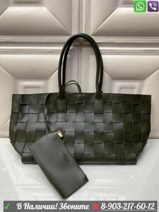 Большая сумка Bottega Veneta с кошельком