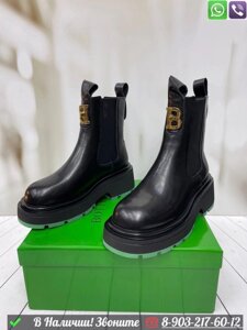 Ботинки Bottega Veneta черные