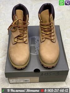 Ботинки Timberland 6 Inch Premium бежевые