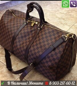 Дорожная Сумка Louis Vuitton Keepal Damier Ebene Луи Виттон