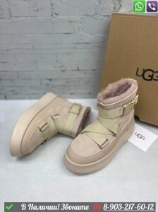 Дутики UGG угги замшевые