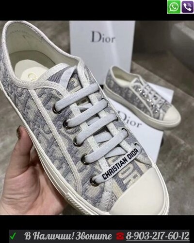 Кеды Christian Dior Walk'n'Dior