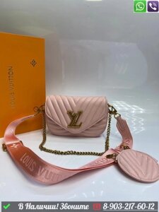 Клатч Louis Vuitton New Wave Пудровый