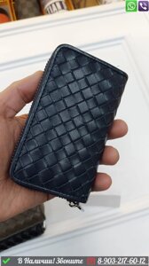 Ключница Bottega Veneta Зеленый хакки (оливковый)