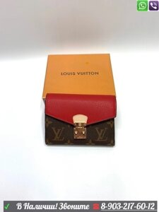 Кошелек Louis Vuitton Pallas с клапаном Бордовый