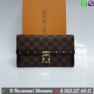 Кошелек Louis Vuitton с замком Серый