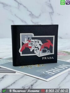 Кошелек Prada кожаный