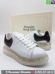Кроссовки Alexander McQueen кеды с прозрачной подошвой