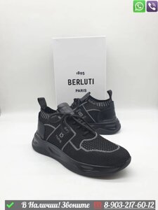 Кроссовки Berluti Shadow комбинированные