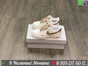 Кроссовки Nike Air Force 1 '07 кремовые