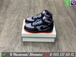 Кроссовки Nike Air Force 1 Mid 07 Hot Lava серые