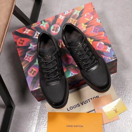 Кроссовки Ришелье Louis Vuitton Harlem черные