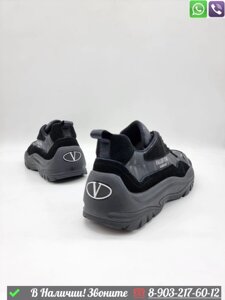 Кроссовки Valentino Gumboy черные