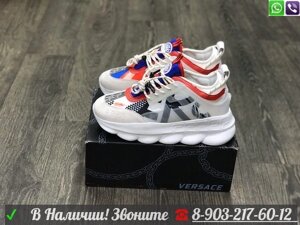 Кроссовки Versace Chain Reaction белые