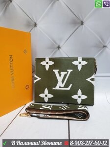 Louis Vuitton клатч косметичка цветной двусторонний