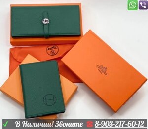 Обложка на паспорт Hermes Коричневый