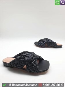 Плетенные Шлепанцы Bottega Veneta BV Board Белый