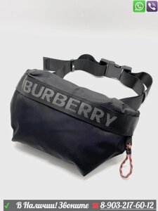 Поясная сумка Burberry Sonny medium Серый