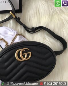 Поясная сумка Gucci GG Marmont Gucci на пояс