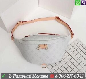 Поясная сумка Louis Vuitton Bumbag белая