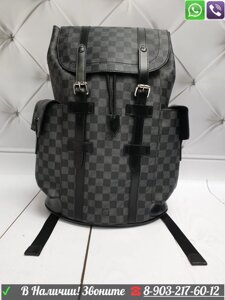 Рюкзак Louis Vuitton Christopher Monogram Maccassar Серый