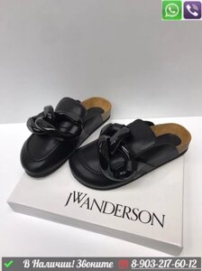 Сабо JW Anderson Chain черные