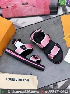 Сандалии Louis Vuitton Arcade тканевые Черный