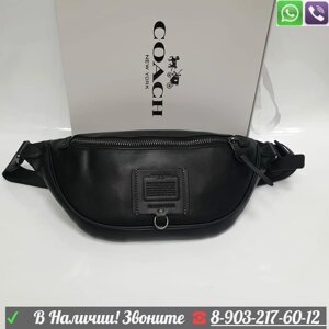 Сумка Coach на пояс Синий