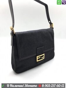 Сумка Fendi Baguette джинсовая