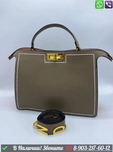 Сумка Fendi Peekaboo X Lite Зеленый