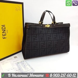 Сумка Fendi Peekaboo X Tote Оранжевый