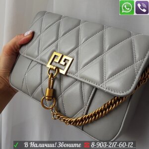 Сумка Givenchy Pocket Quilted GV3 Small Живанши клатч Бордовый