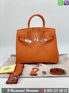 Сумка Hermes Birkin 30 оранжевая