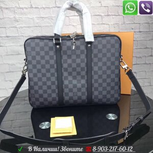 Сумка Louis vuitton Porte Documents Voyage Pm Damier Graphite