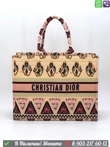 Сумка тоут Dior Book Tote тканевая