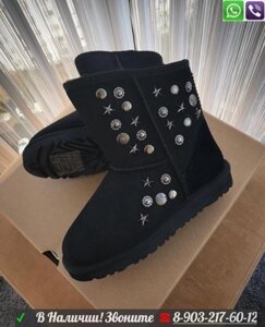 Угги UGG Classic с заклепками Бежевый