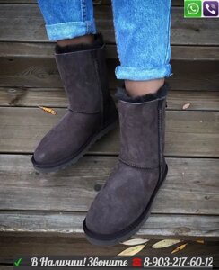 Угги UGG Classic Zip замшевые