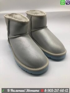 Угги замшевыеи UGG CLASSIC MINI женские Коричневый