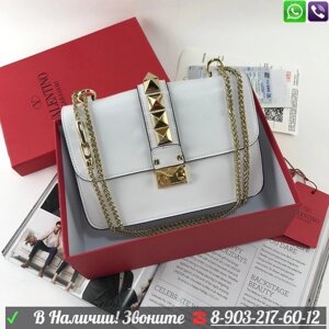 Valentino Garavani Glam Lock сумка Б