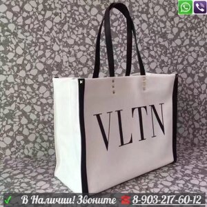 Valentino VLTN большая сумка шоппер Черный