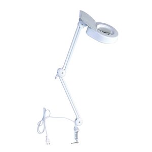 Настольная лампа-лупа с подсветкой 8608D 5D, 5дптр, 120 мм