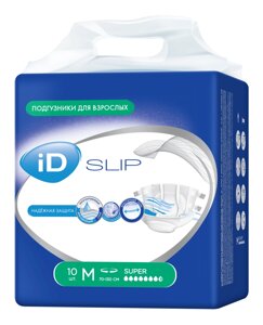 Подгузники для взрослых iD SLIP M, 10шт