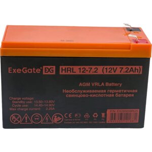 Аккумуляторная батарея ExeGate HRL 12-7.2