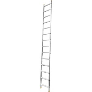 Алюминиевая односекционная приставная лестница Алюмет НК1 5114